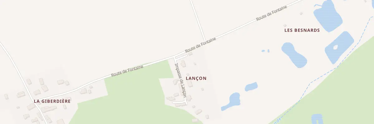 Plan du 11 Imp de Lançon à Ambillou
