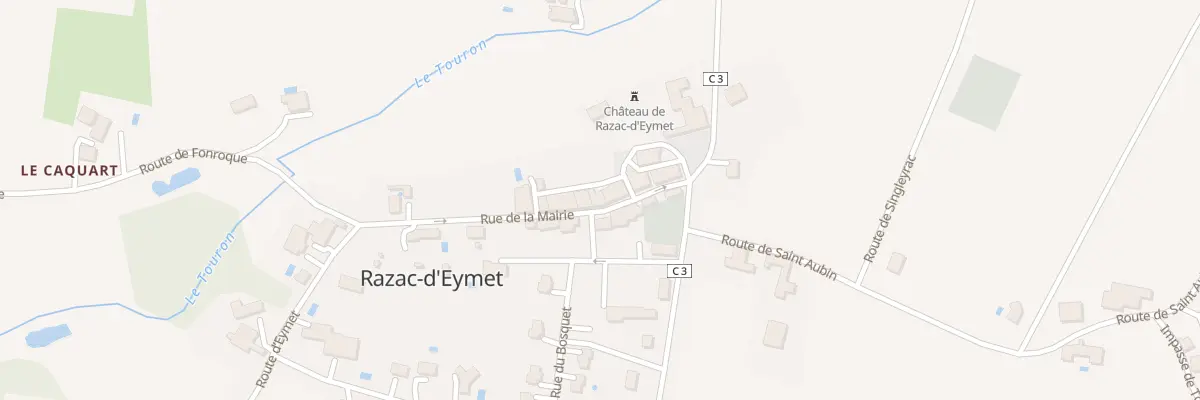 Plan du 20 Rue de la Mairie à Razac-d’Eymet