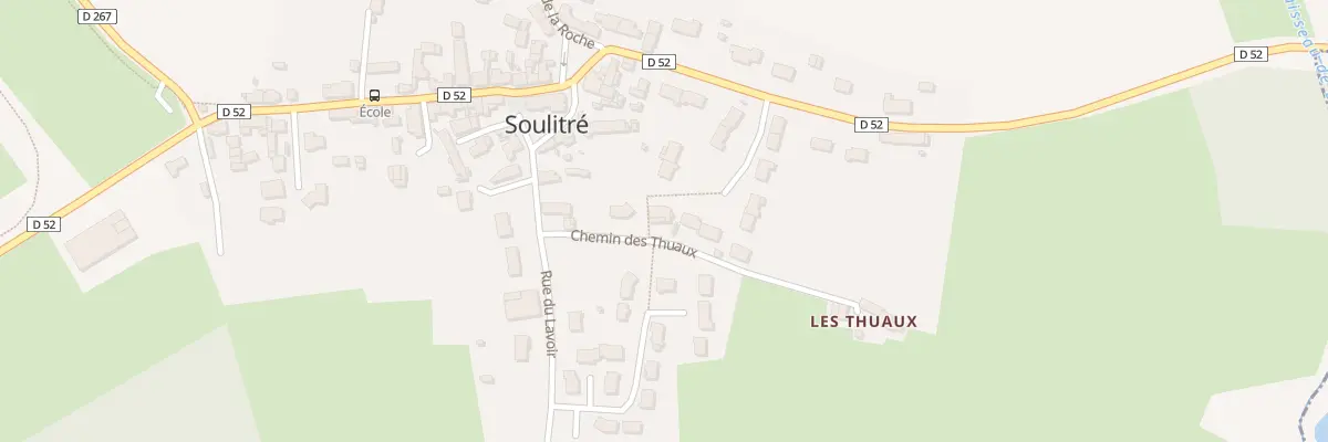 Plan du 5 Rue du Champ Menant à Soulitré