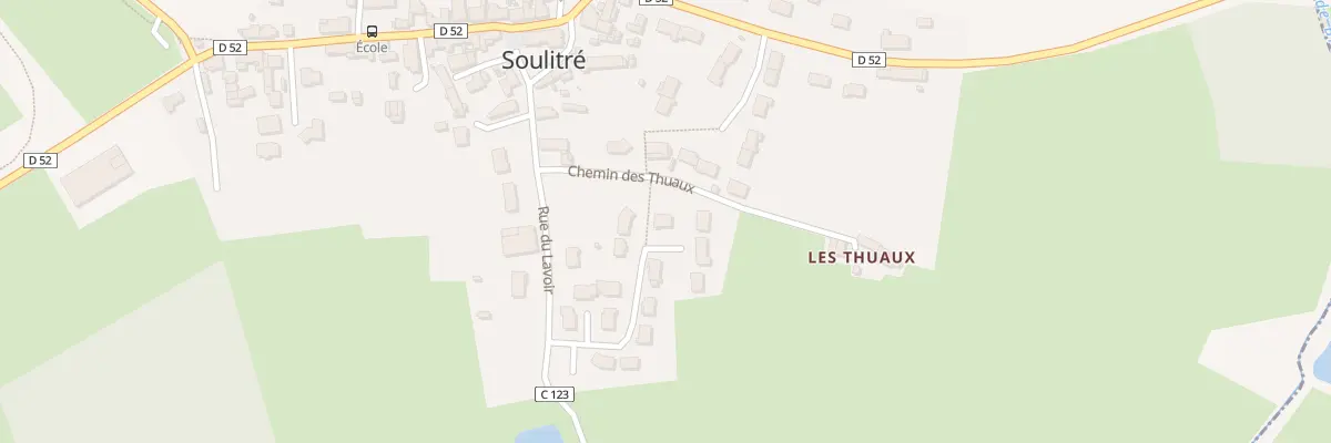 Plan du 12 Rue de la Fromente à Soulitré