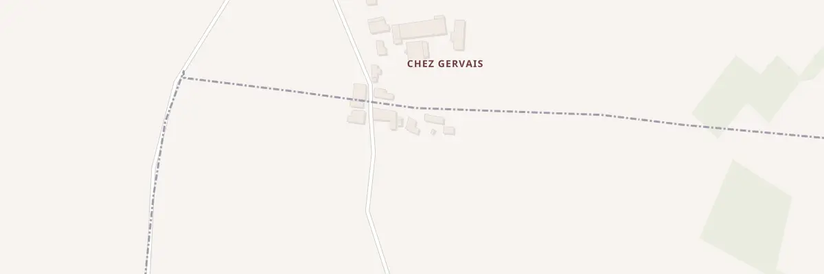 Plan du 5023 Chez Gervais à Lussac