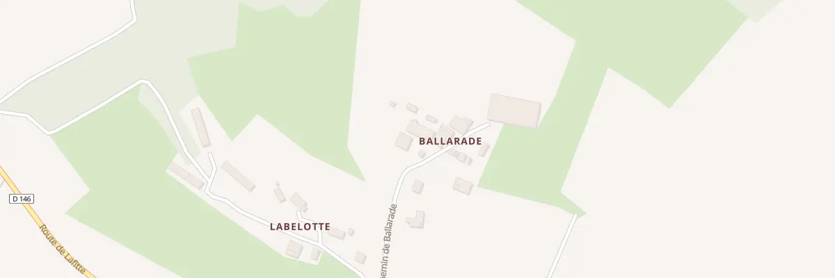 Plan du 401 Chem de Ballarade à Lacépède