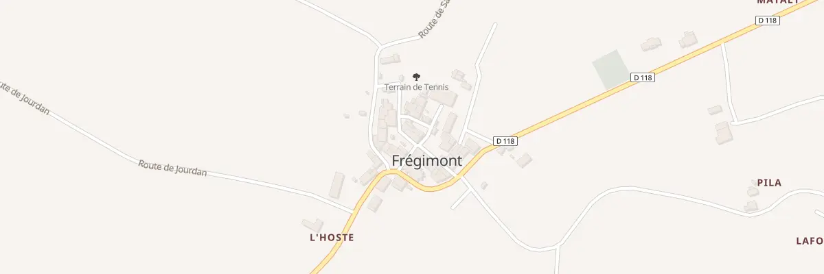 Plan du 5035 Le Bourg à Frégimont