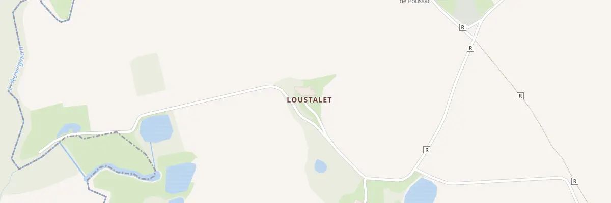 Plan du 5086 Loustalet à Nomdieu
