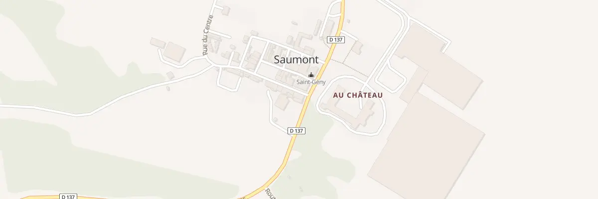 Plan du 13 Rue du Centre à Saumont