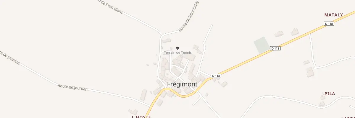 Plan du 31 Le Bourg à Frégimont