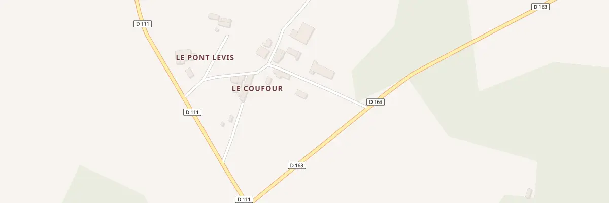Plan du 5173 Le Coufour à Feuillade