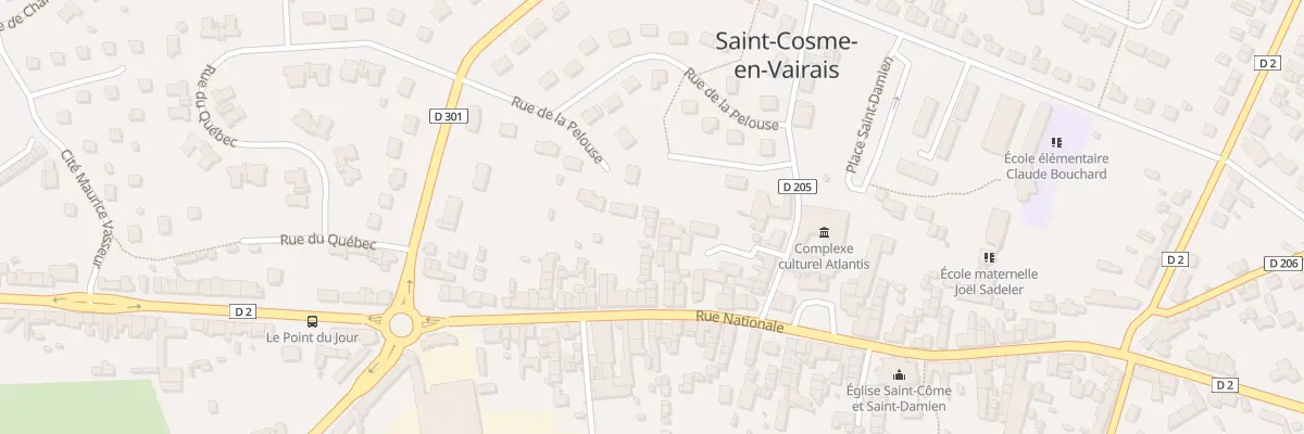 Plan du 71 Rue Nationale à Saint-Cosme-en-Vairais