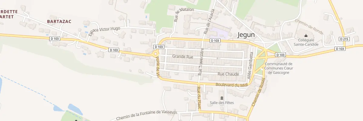 Plan du 53 Gr Grande Rue à Jegun