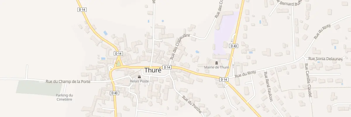 Plan du 5704 Rue des Crapaudins à Thuré