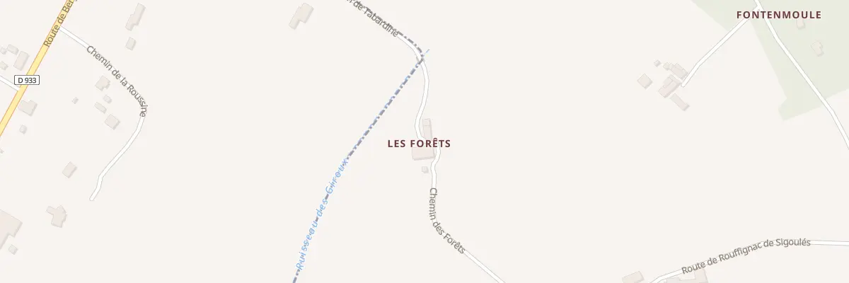 Plan du 255 Boufevent à Rouffignac-de-Sigoulès