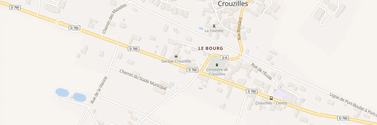 Plan du 19 Rue Rabelais à Crouzilles