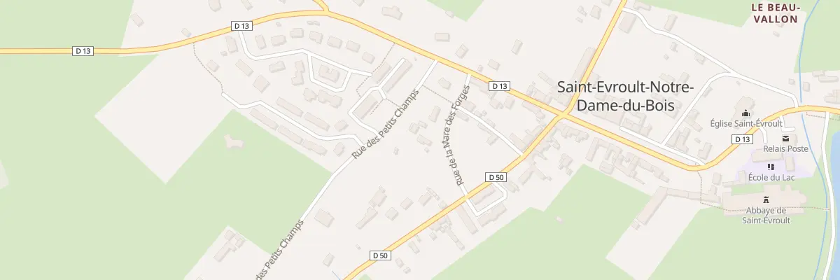Plan du 84 Rue de la Mare des Forges à Saint-Evroult-Notre-Dame-du-Bois