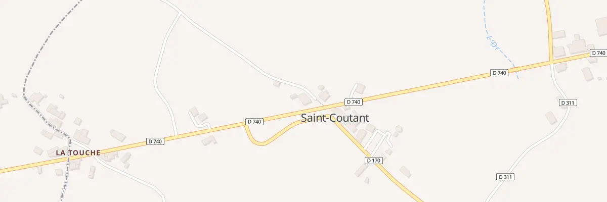 Plan du 2 Le Bourg Neuf à Saint-Coutant