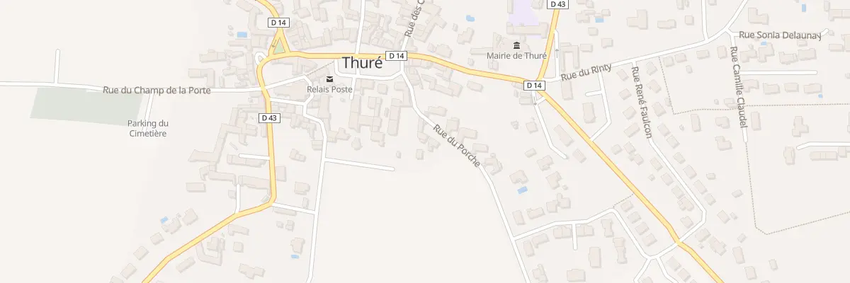Plan du 6 Rue du Porche à Thuré