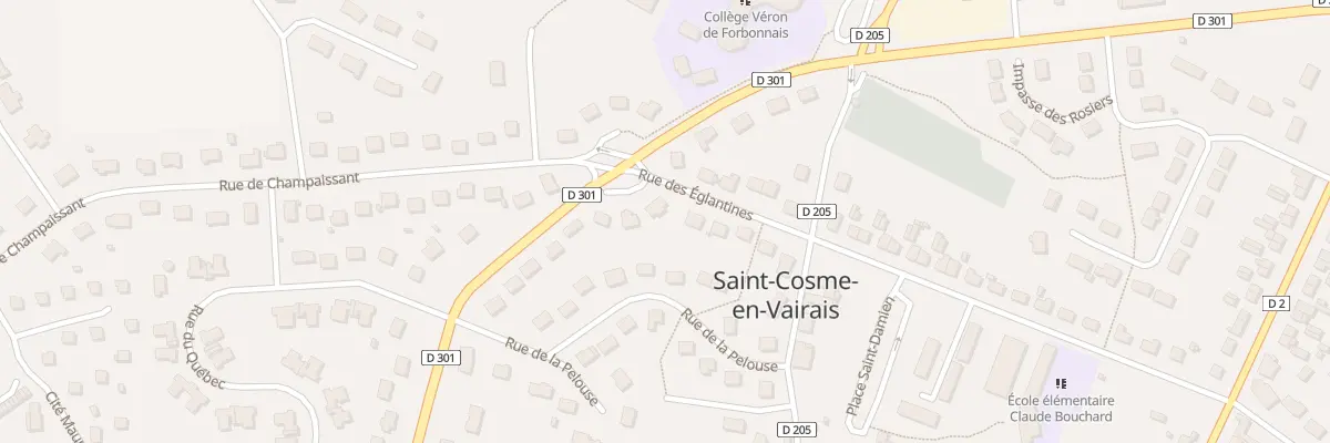 Plan du 9 Vc Rond Point de Champaissant à Saint-Cosme-en-Vairais