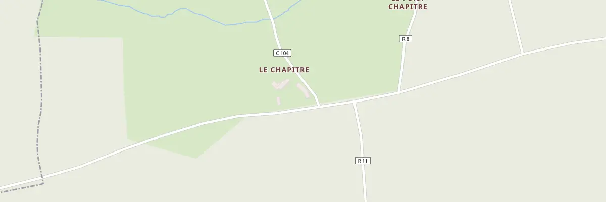 Plan du 1 Chapitre au Breil-sur-Mérize