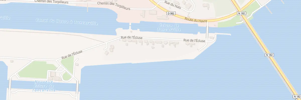 Plan du 8 Rue de l’Ecluse à Tancarville
