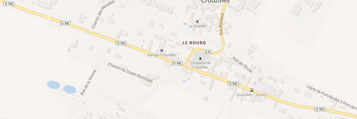Plan du 23 Rue Rabelais à Crouzilles