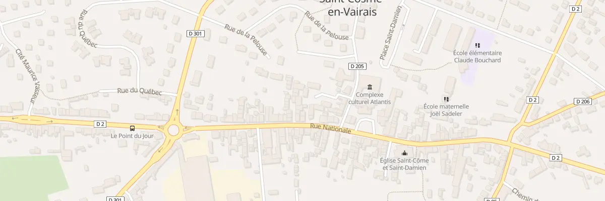Plan du 69 Rue Nationale à Saint-Cosme-en-Vairais