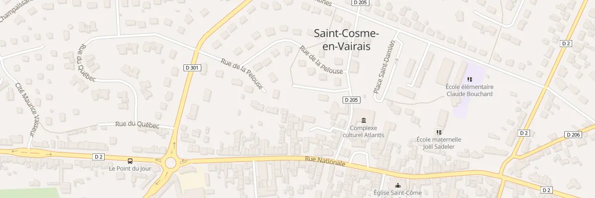 Plan du 10Q Rue de l’Ormeau à Saint-Cosme-en-Vairais