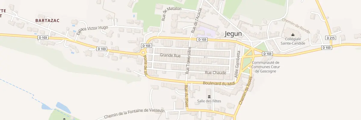 Plan du 41 Gr Grande Rue à Jegun