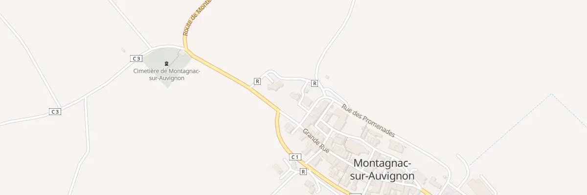 Plan du 9 Pl Joseph Teulère à Montagnac-sur-Auvignon
