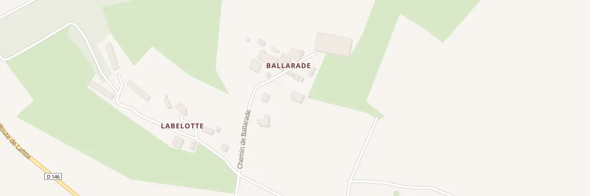 Plan du 400 Chem de Ballarade à Lacépède