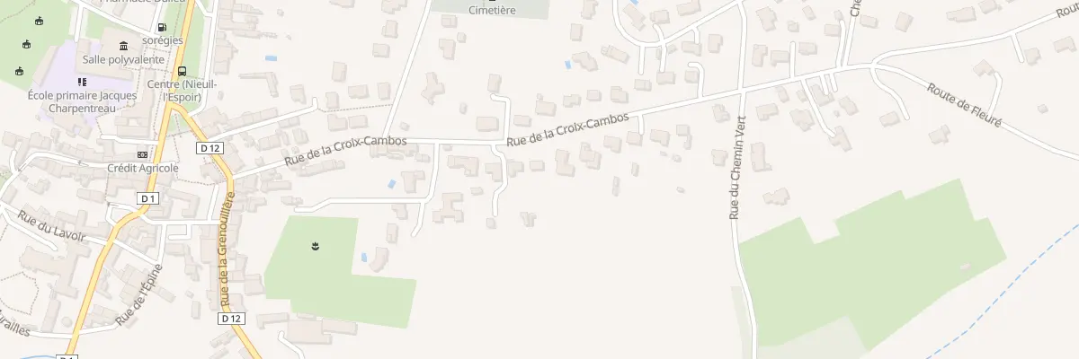 Plan du 32 Rue de la Croix-cambos à Nieuil-l’Espoir