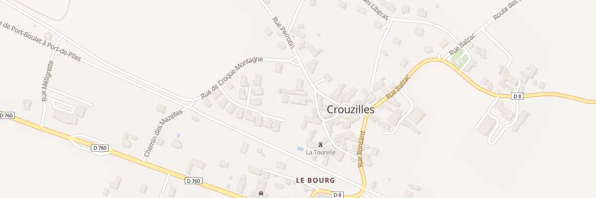 Plan du 17 Rue Antoine Caillé à Crouzilles