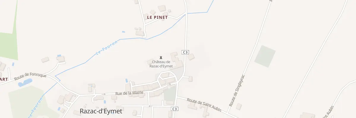Plan du 56 La Recette à Razac-d’Eymet