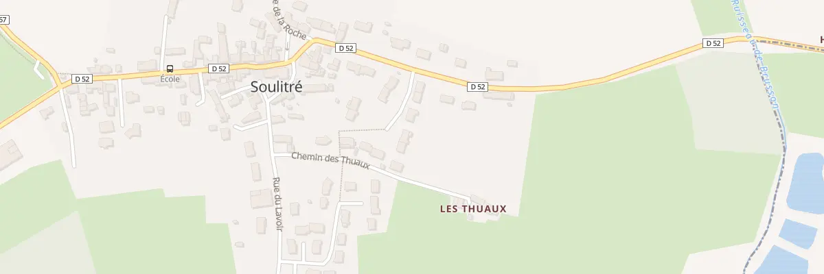Plan du 10 Rue du Champ Menant à Soulitré
