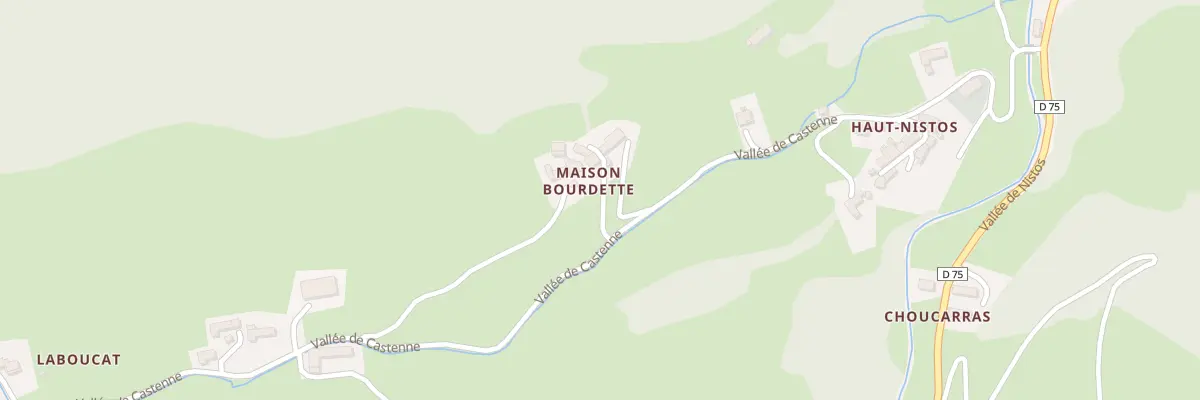Plan du 63 Labourdette à Nistos