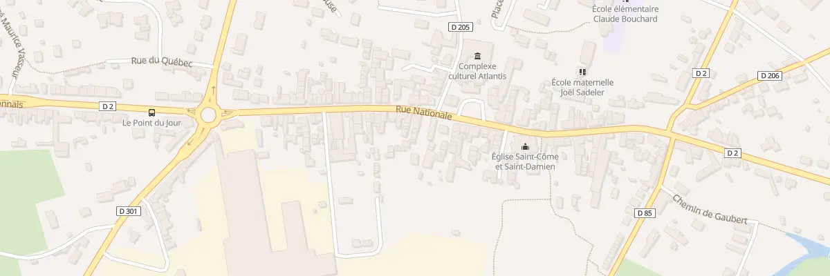 Plan du 70B Rue Nationale à Saint-Cosme-en-Vairais