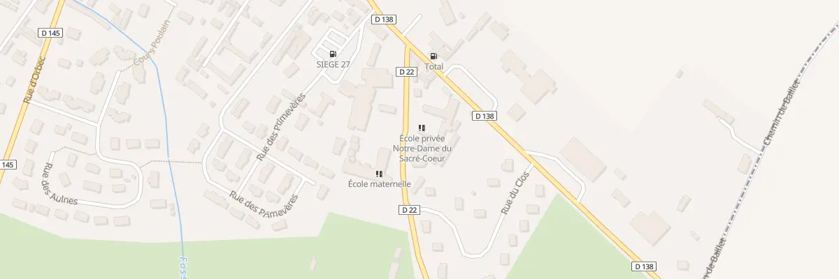 Plan du 5 Rue du Stade à Thiberville