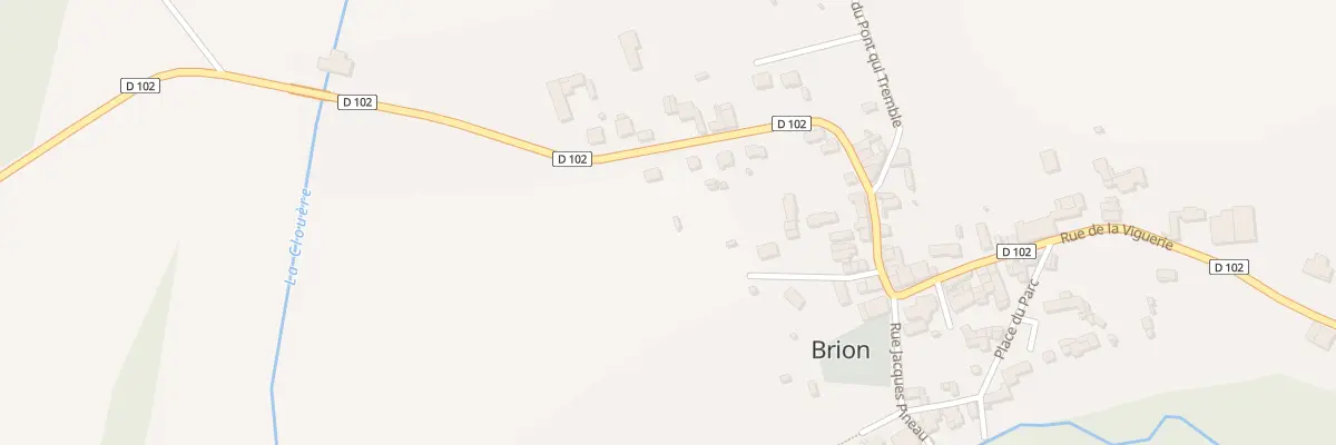 Plan du 17 Rue du Pré Saint-martin à Brion