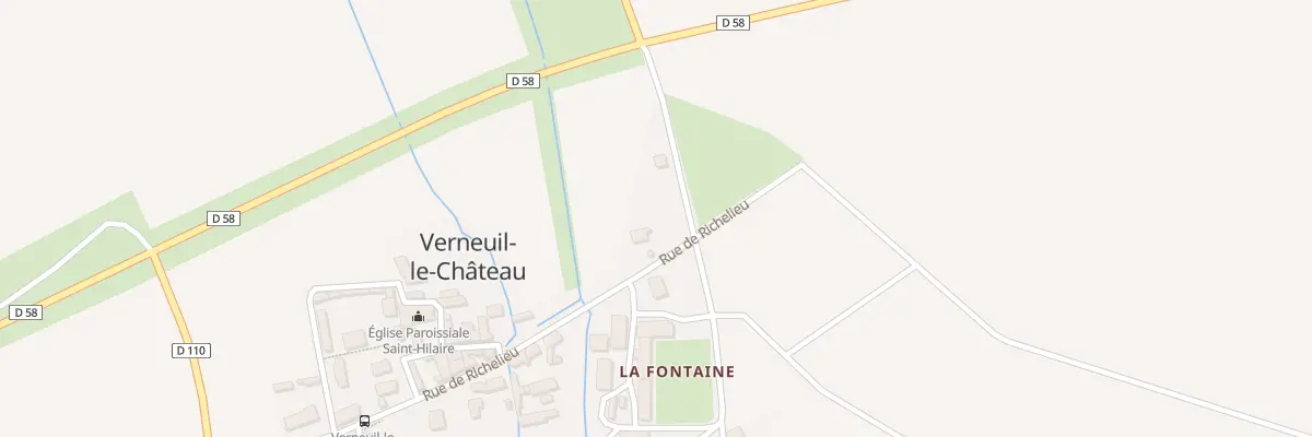 Plan du 15 Rue de Richelieu à Verneuil-le-Château