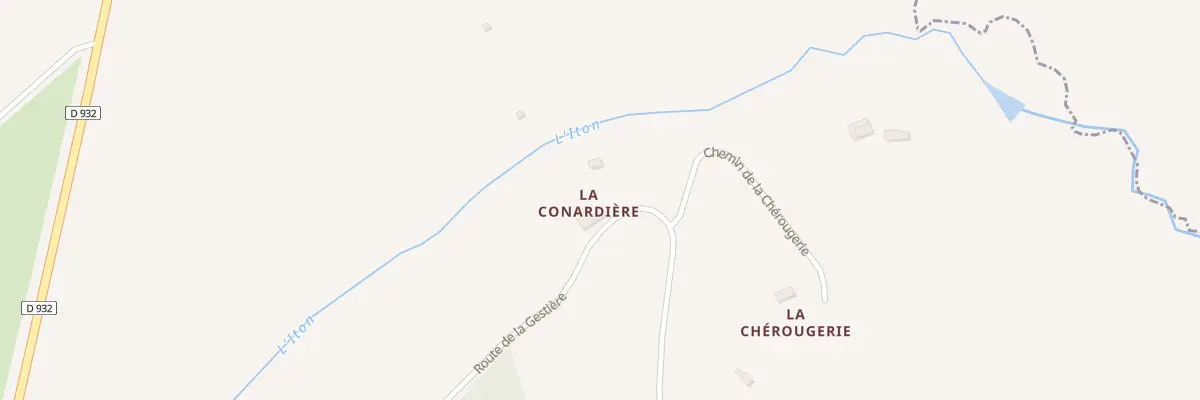 Plan du 34 La Conardiere à Mahéru
