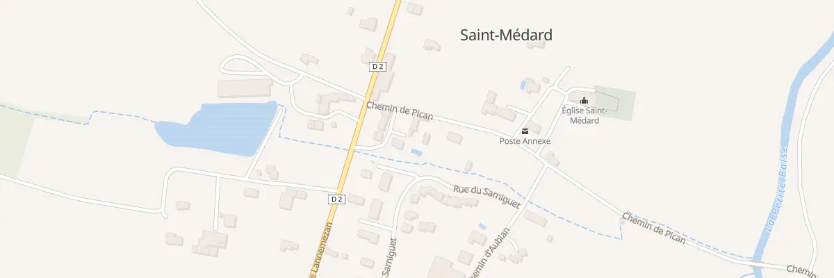 Plan du 5018 Parisot à Saint-Médard