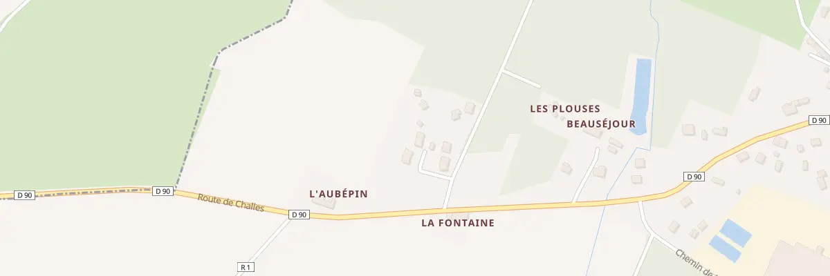 Plan du 4 Champ de Derriere à Val-de-la-Hune