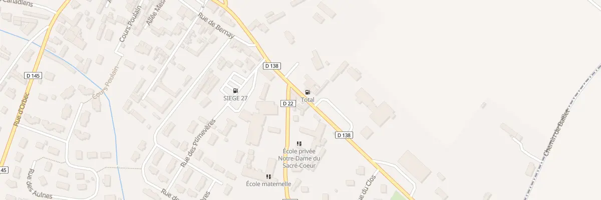 Plan du 1 Rue de Lisieux à Thiberville