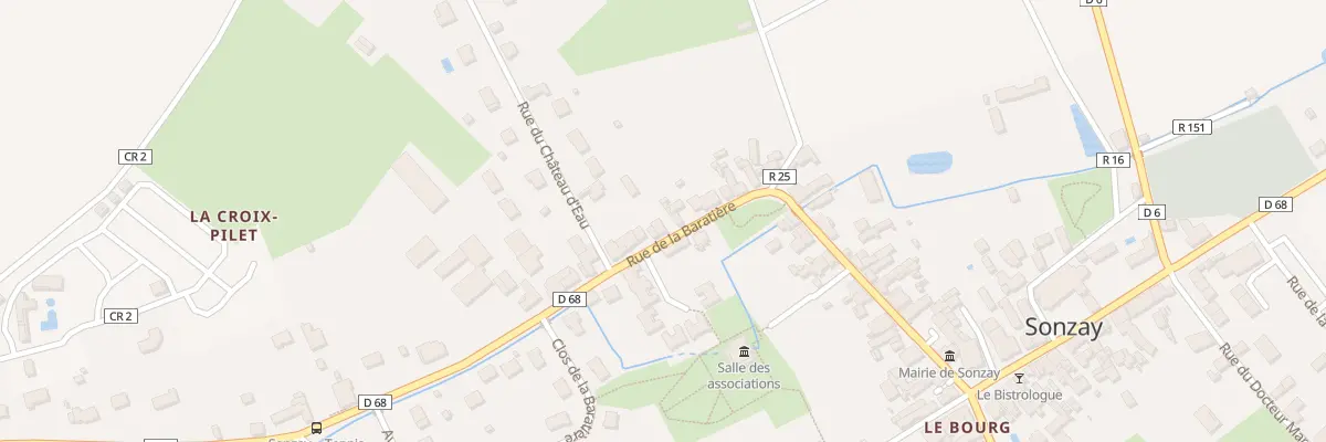 Plan du 42 Rue de la Baratière à Sonzay