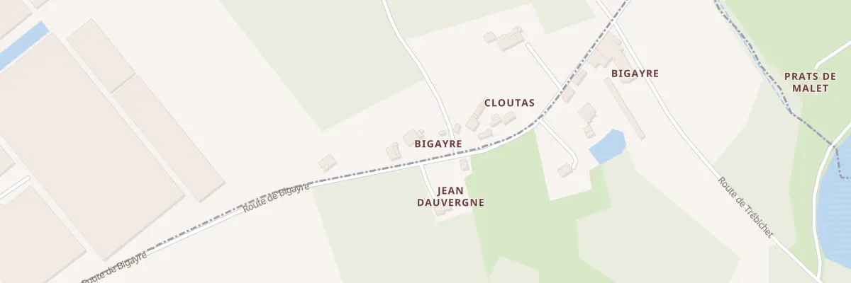 Plan du 865 Rte de Bigayre à Lafitte-sur-Lot