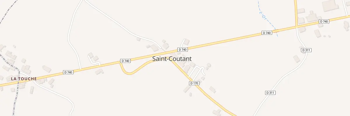Plan du 3 Le Bourg Neuf à Saint-Coutant