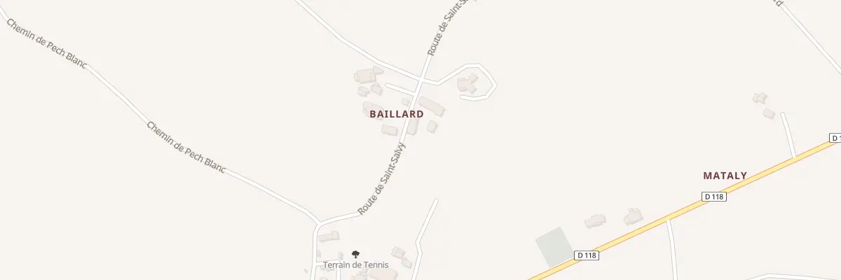 Plan du 326 Rte de Saint-Salvy à Frégimont