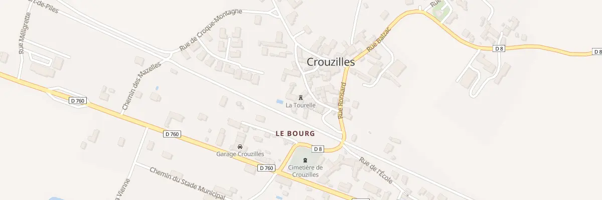 Plan du 7 Rue Antoine Caillé à Crouzilles
