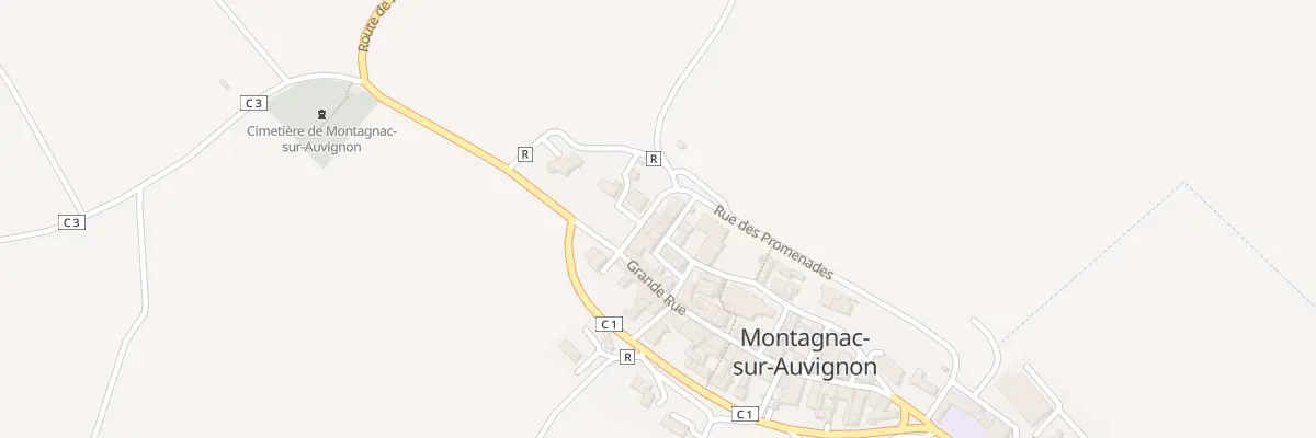 Plan du 6 Pl Joseph Teulère à Montagnac-sur-Auvignon