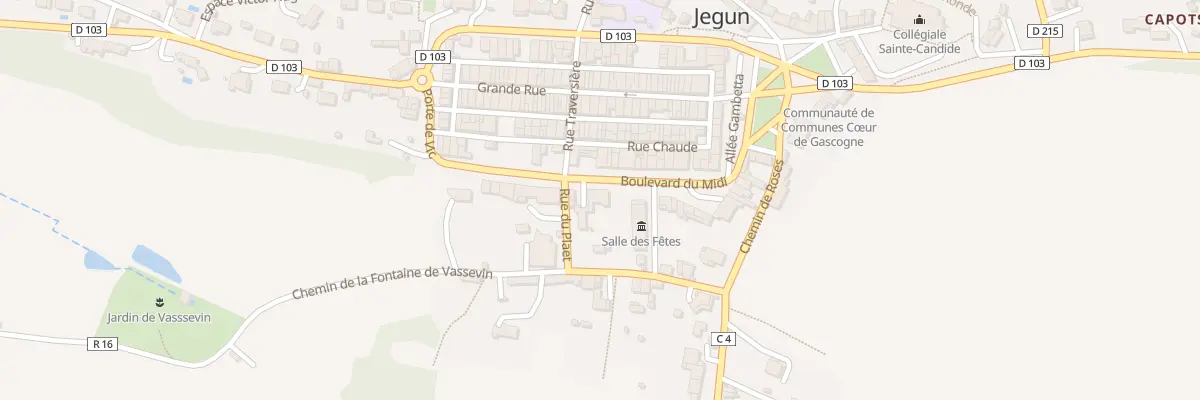 Plan du 5278 Bd du Midi à Jegun