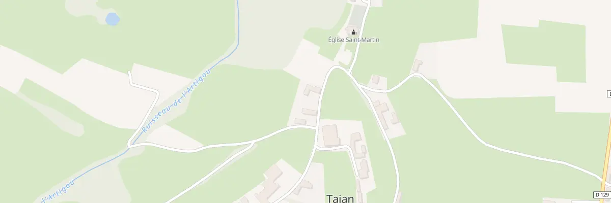 Plan du 5015 De la Carrère et de l’Egli à Tajan