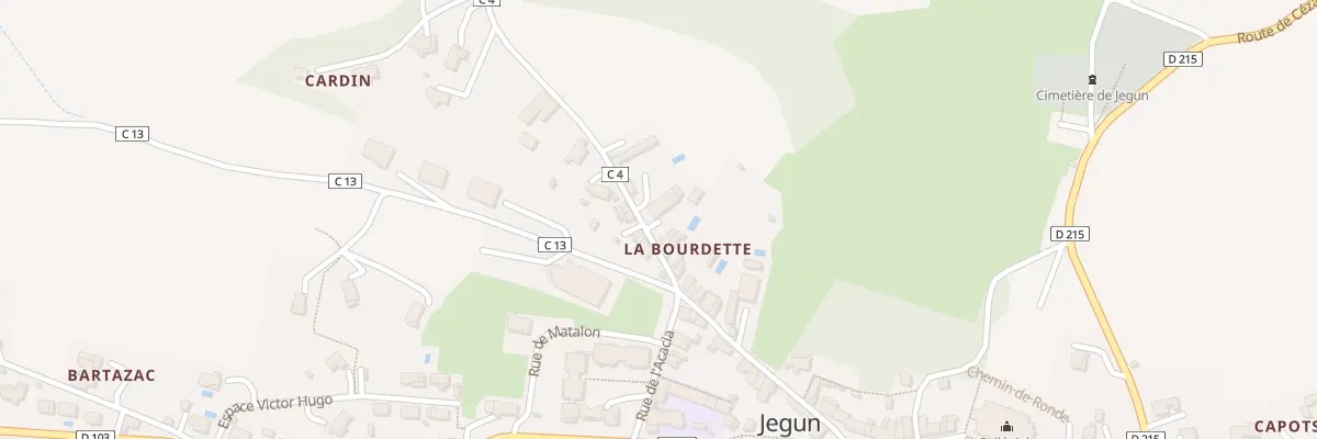 Plan du 28 Che d’Enléjeau à Jegun